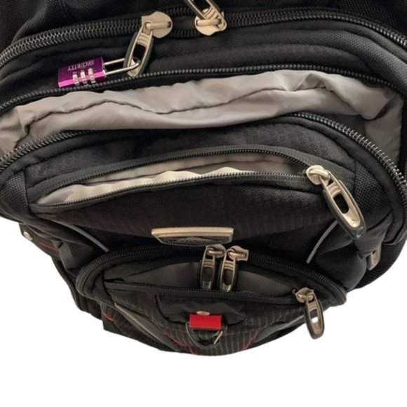 High Sierra Swerve Laptop Backpack, Black, One Size